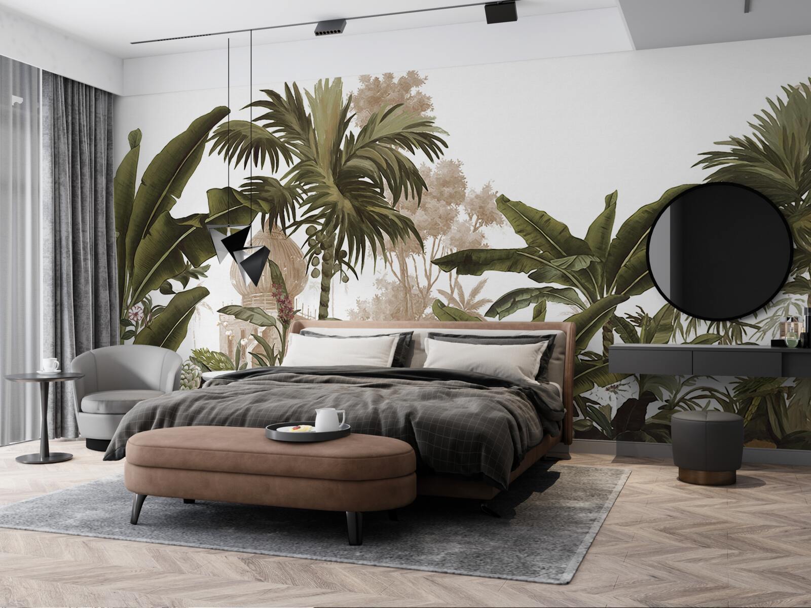 Fototapeta svätostánok medzi zelenými húštinami