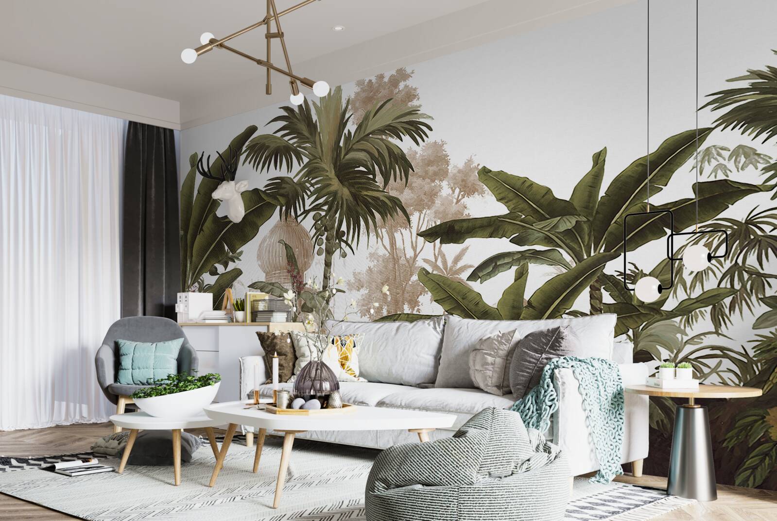 Fototapeta svätostánok medzi zelenými húštinami