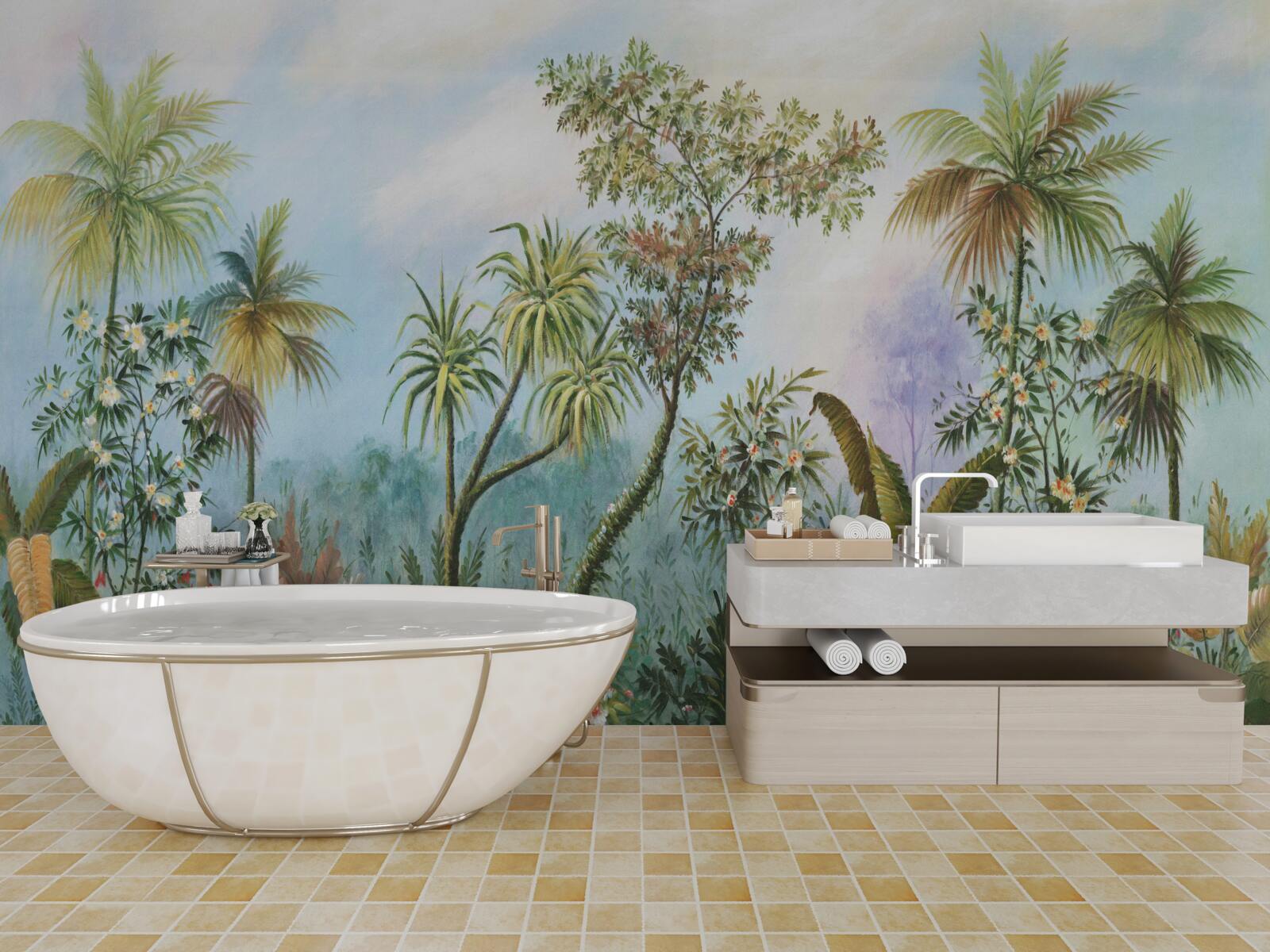 Fototapeta denná biodiverzita vegetácie v lesných oblastiach