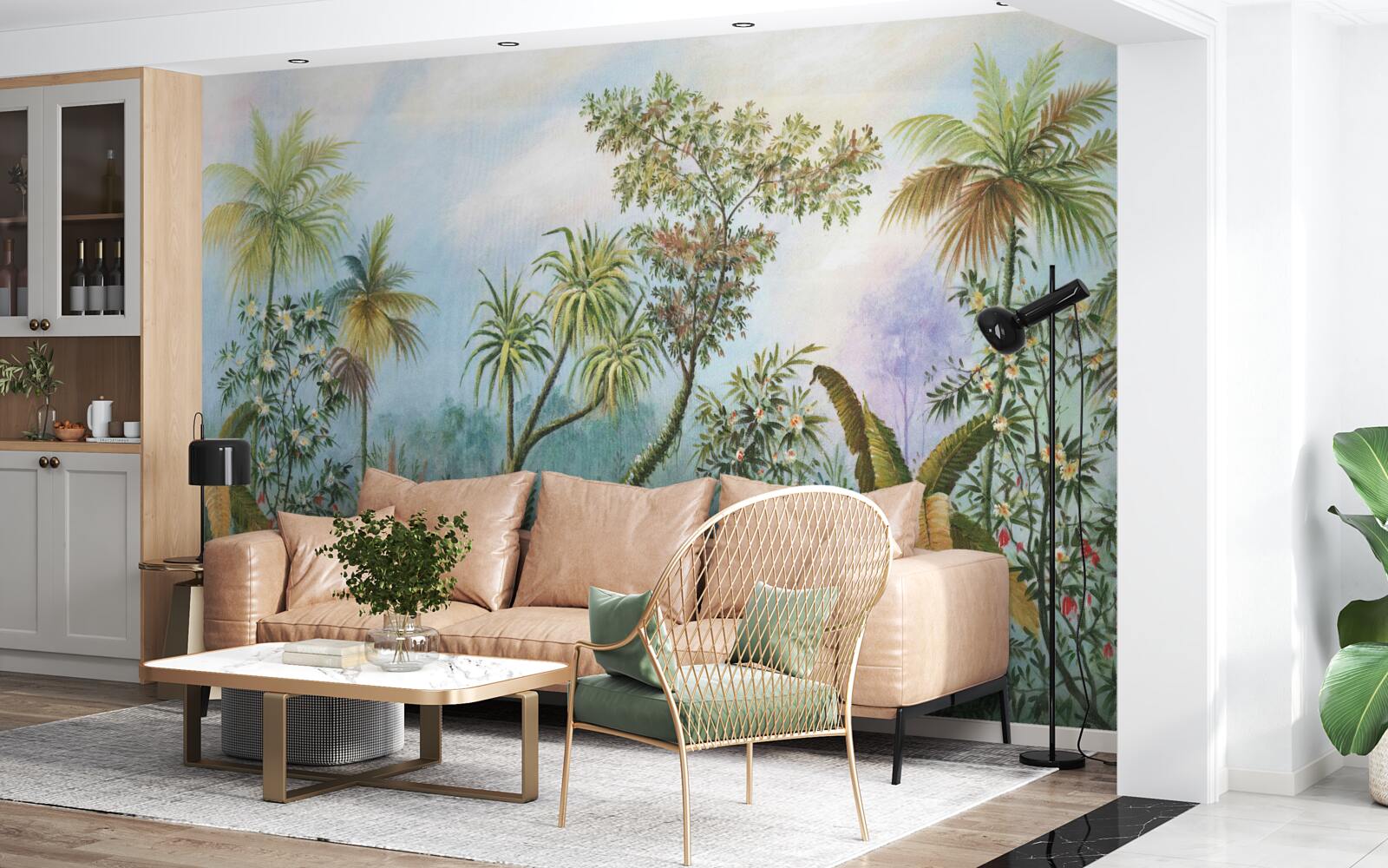 Fototapeta denná biodiverzita vegetácie v lesných oblastiach