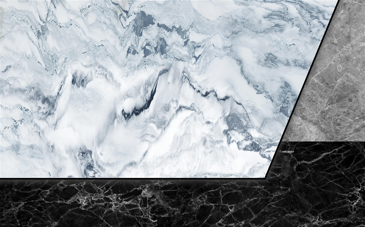 Fototapeta abstrakcia z bieleho a čierneho mramoru