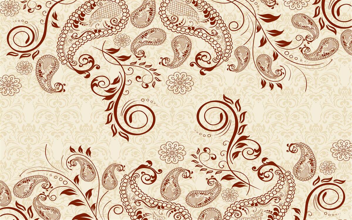 Fototapeta hnedé mehendi z Indie