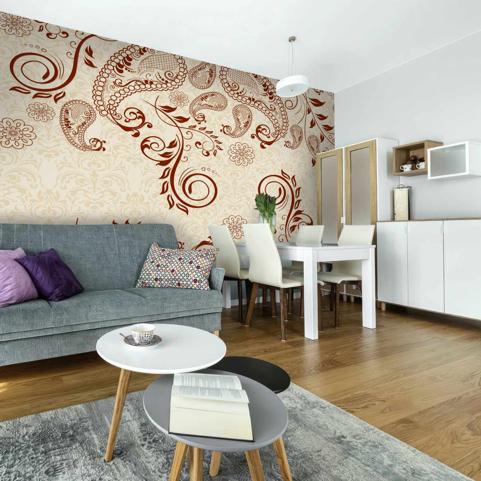 Fototapeta hnedé mehendi z Indie