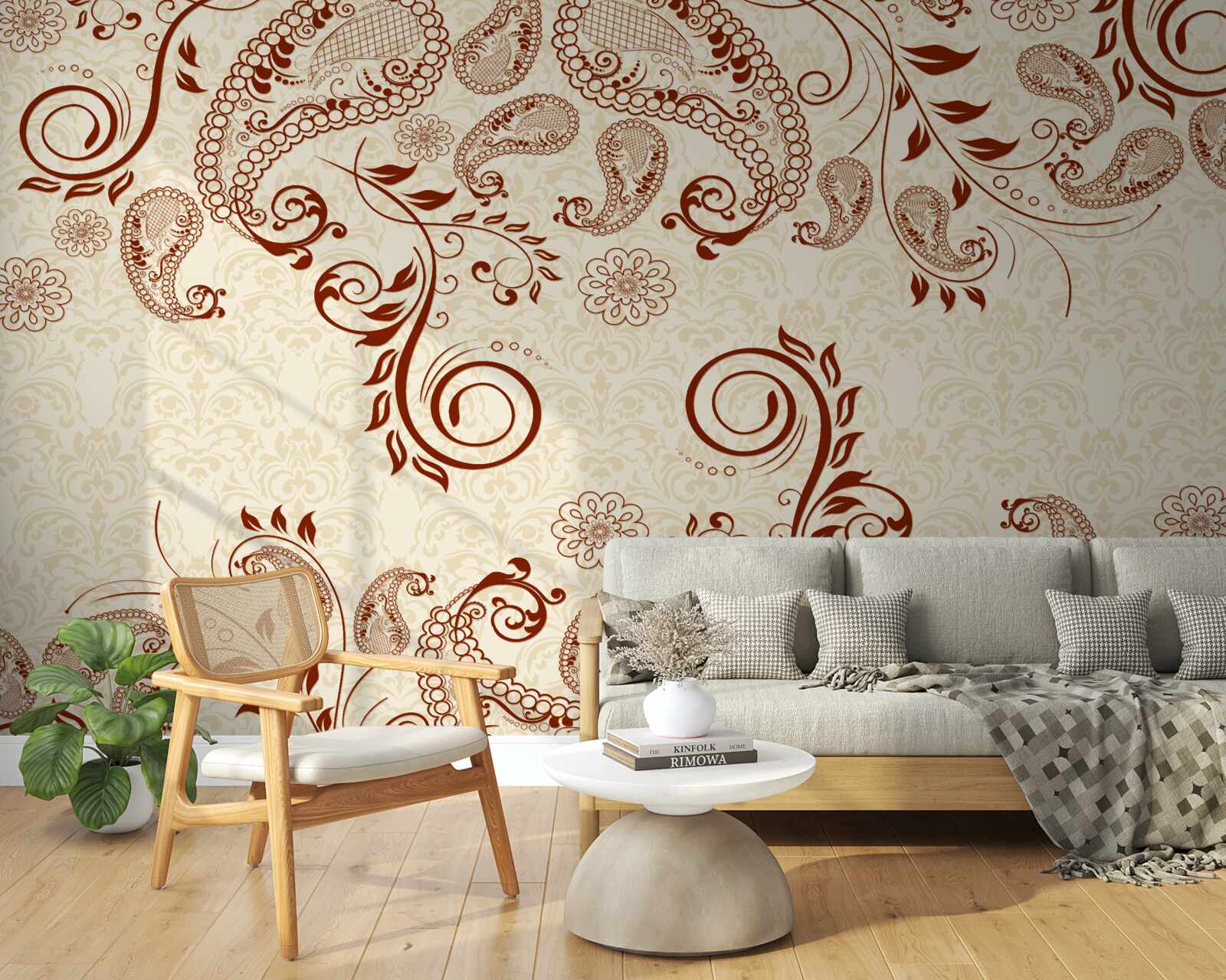 Fototapeta hnedé mehendi z Indie