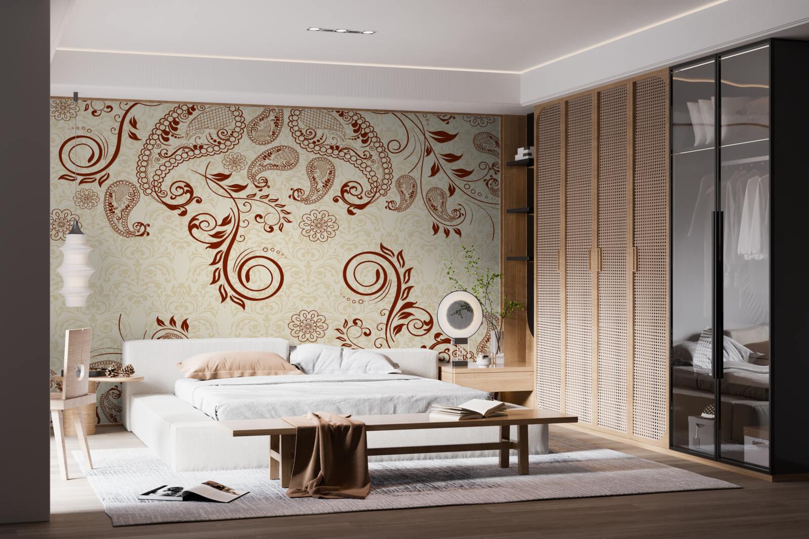 Fototapeta hnedé mehendi z Indie