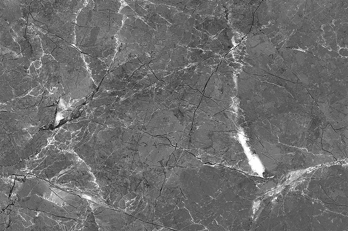 Fototapeta biele krivky na sivom mramore