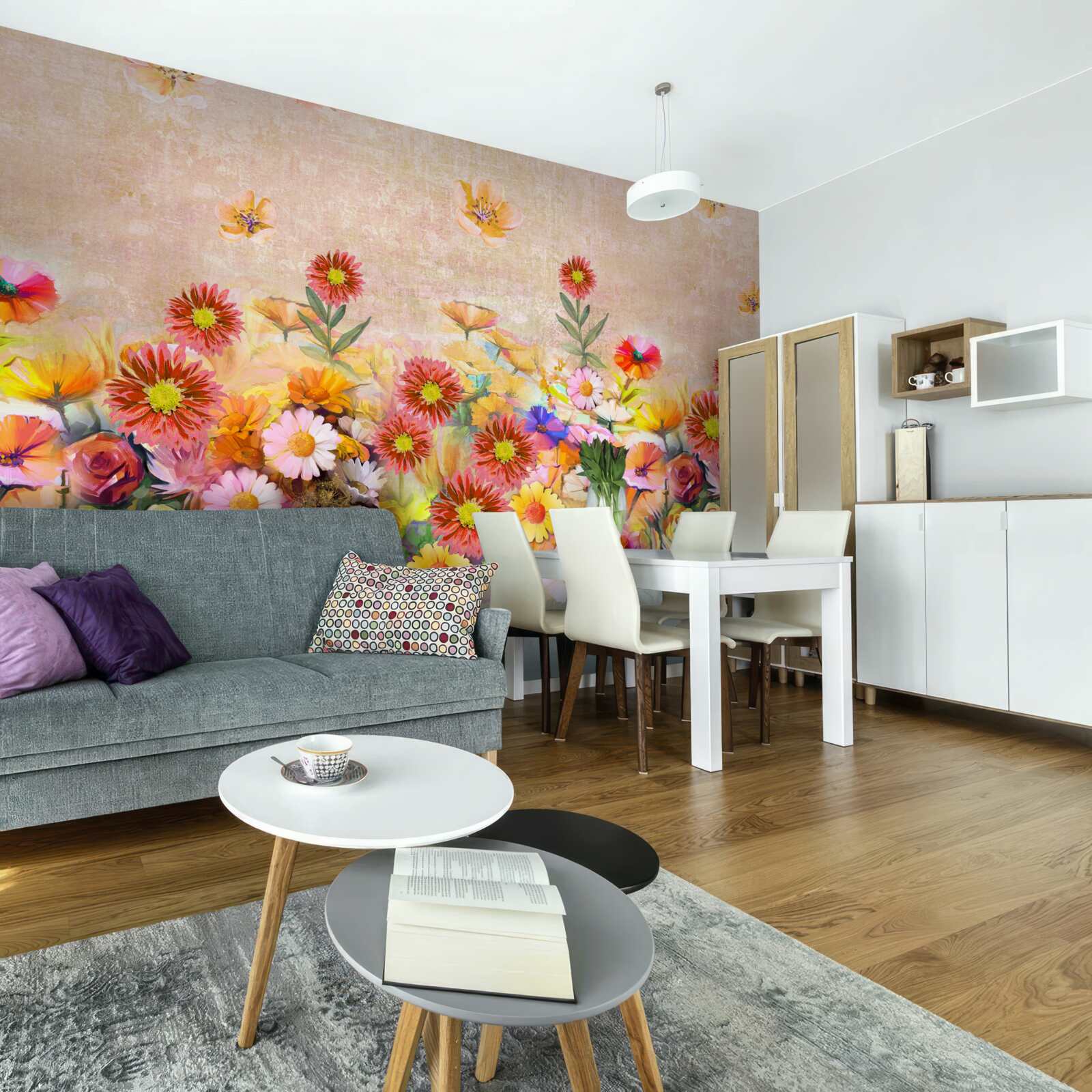 Fototapeta pestré kvety rôznych druhov