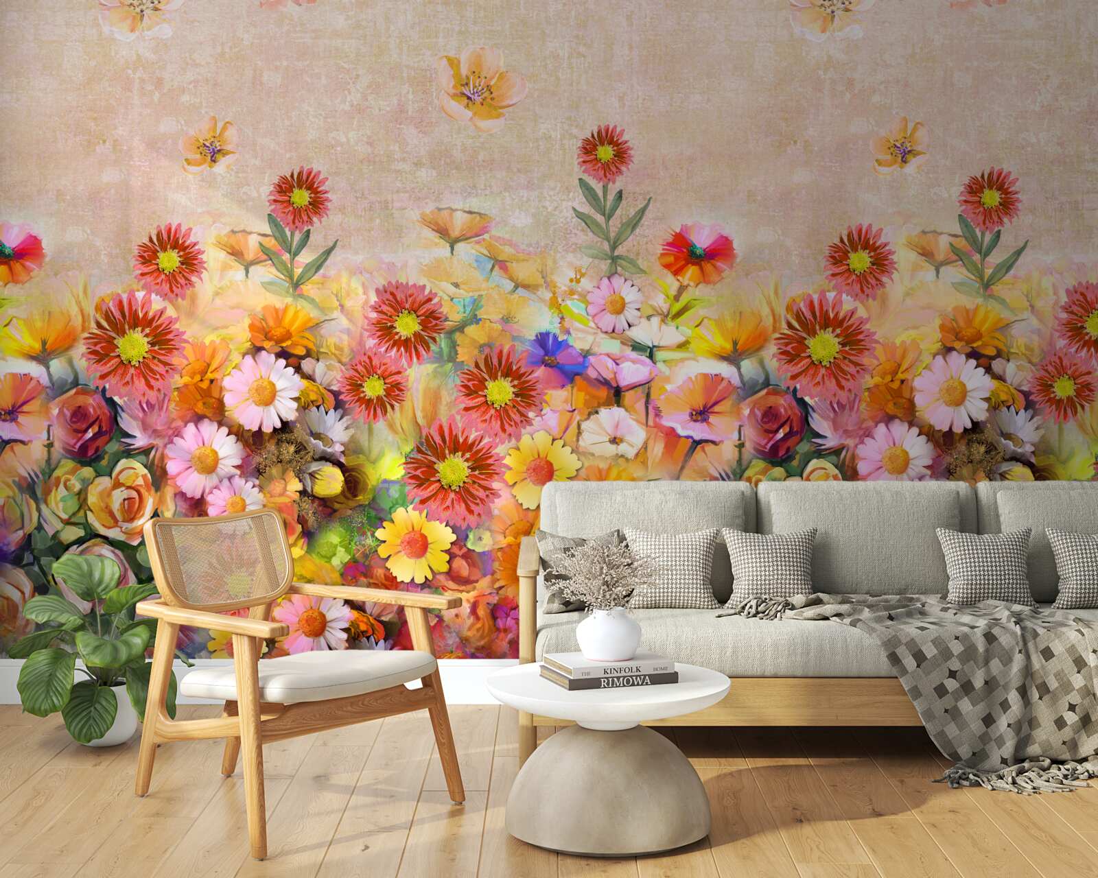 Fototapeta pestré kvety rôznych druhov