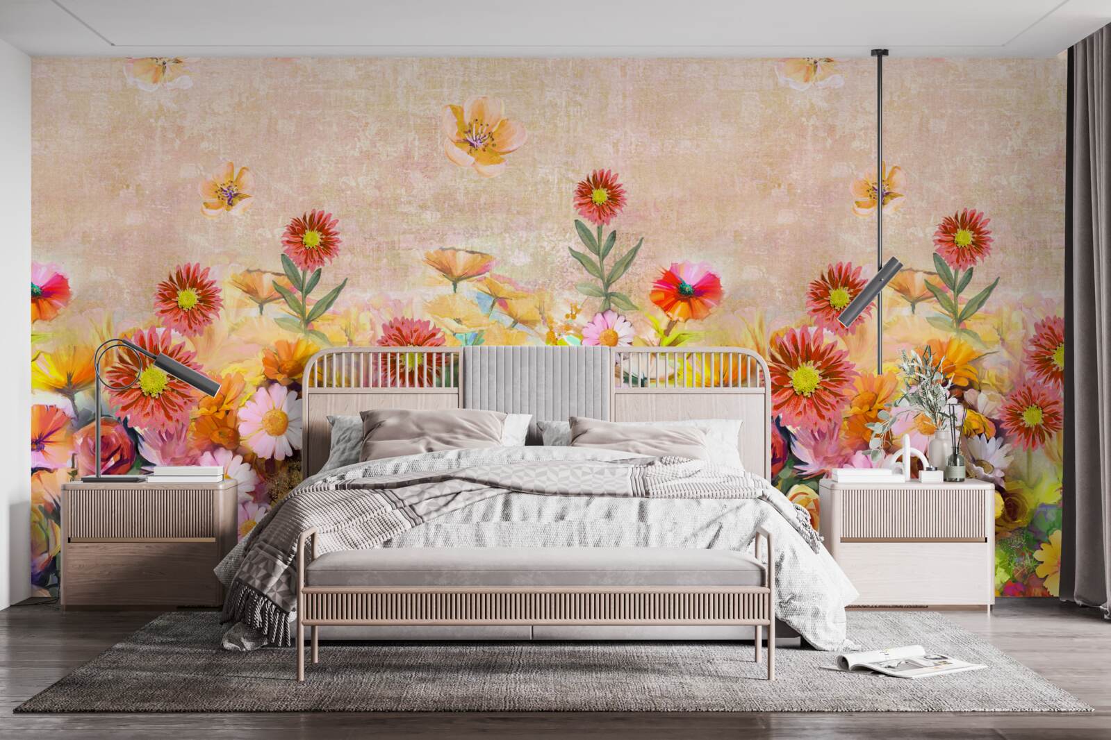 Fototapeta pestré kvety rôznych druhov