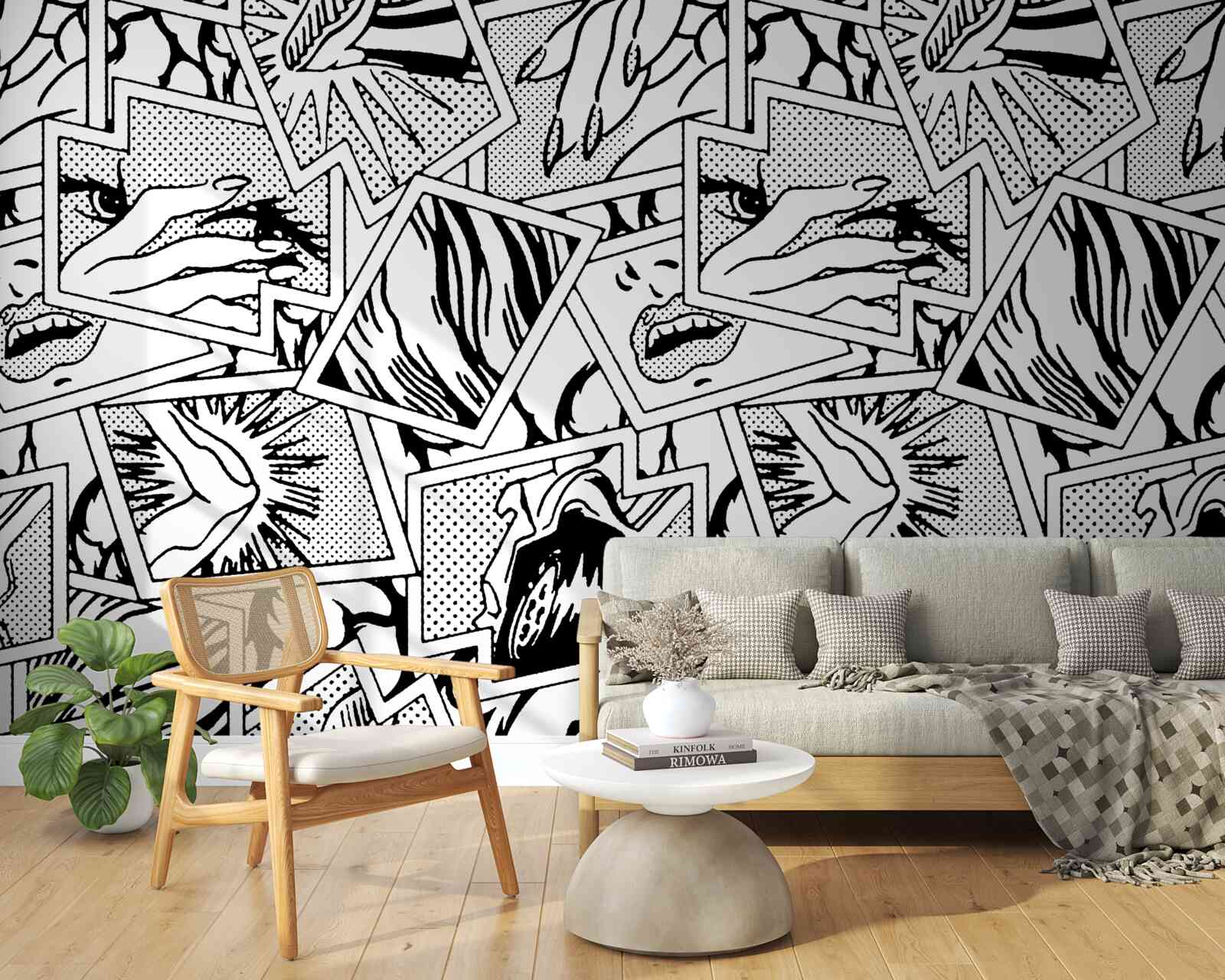 Fototapeta stránka komiksu