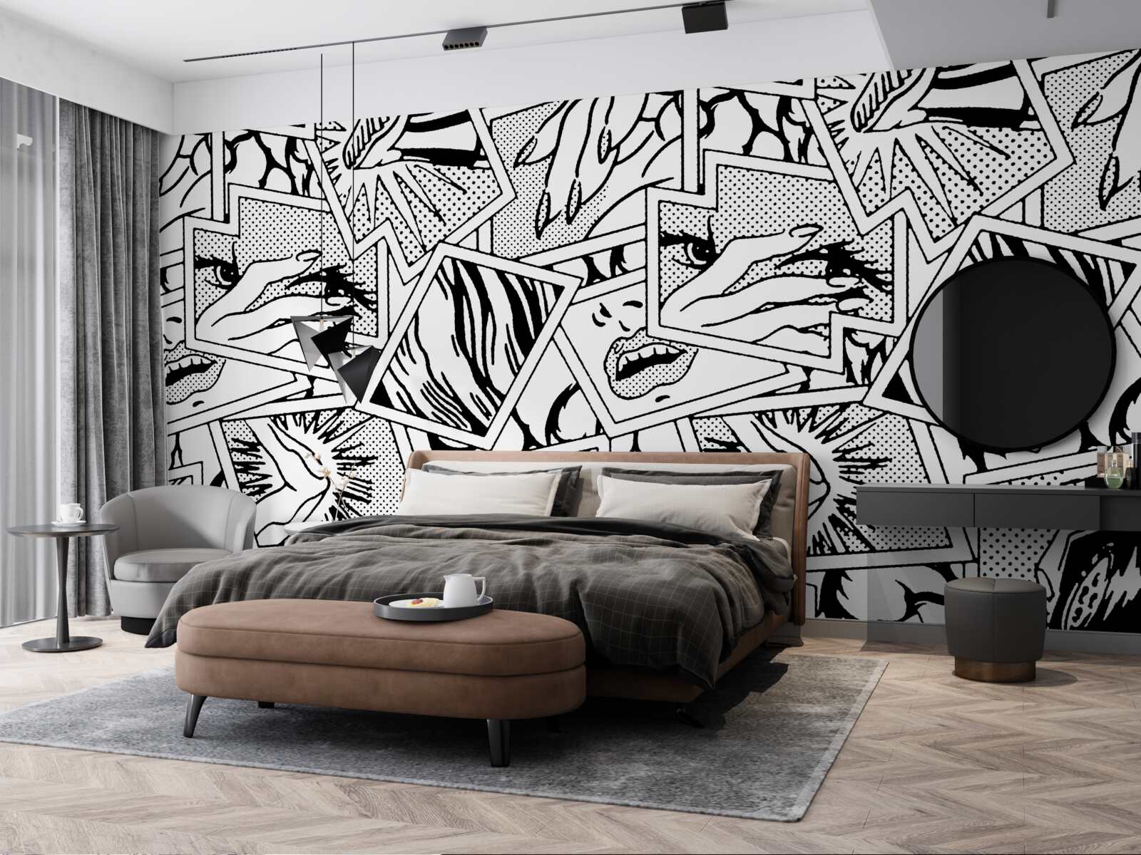 Fototapeta stránka komiksu