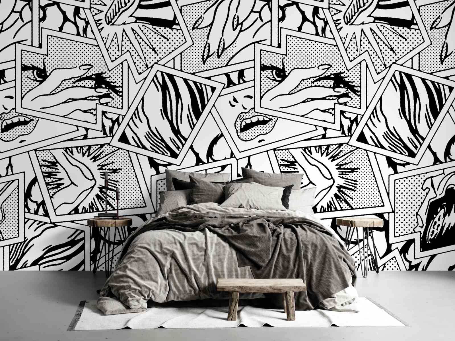 Fototapeta stránka komiksu