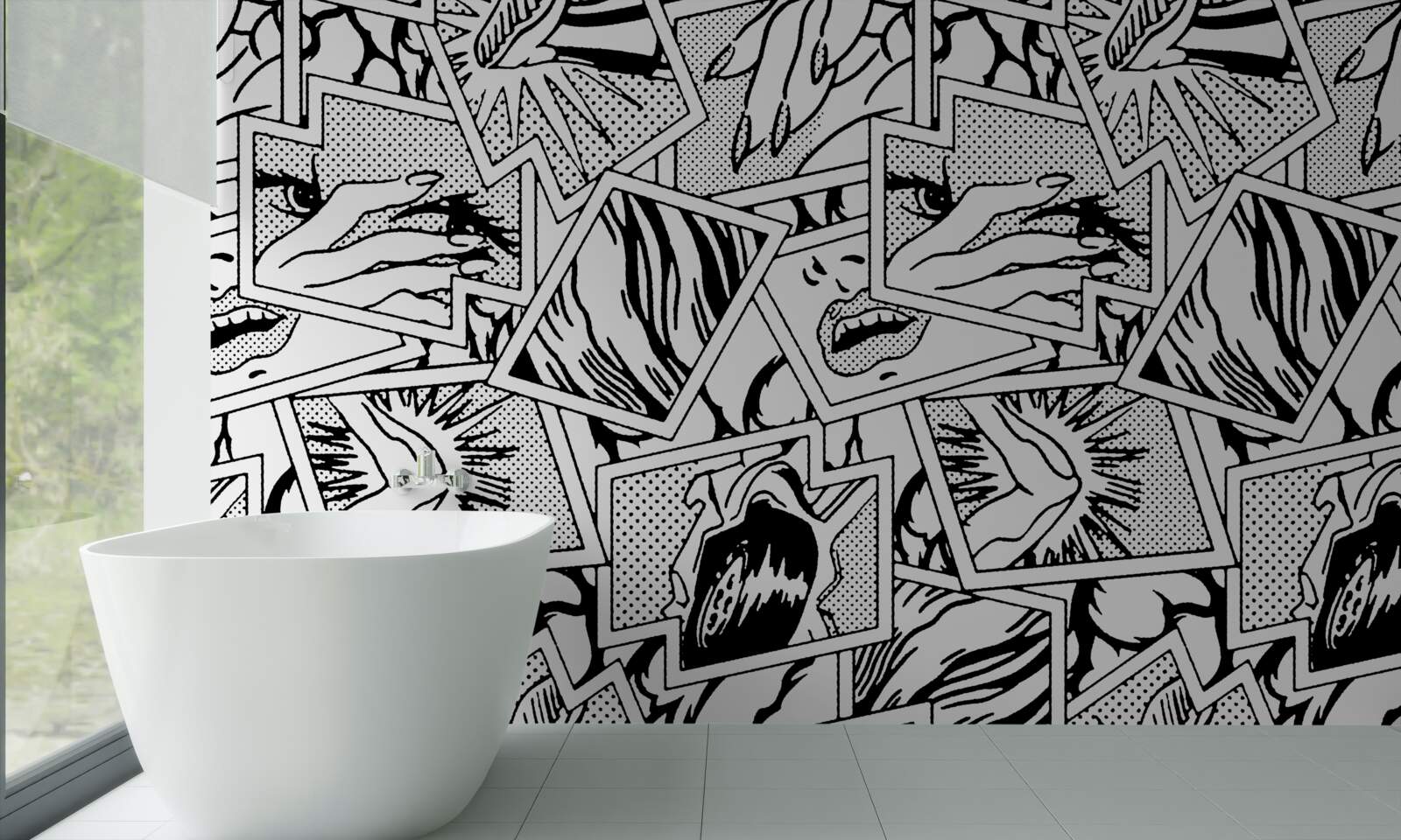 Fototapeta stránka komiksu