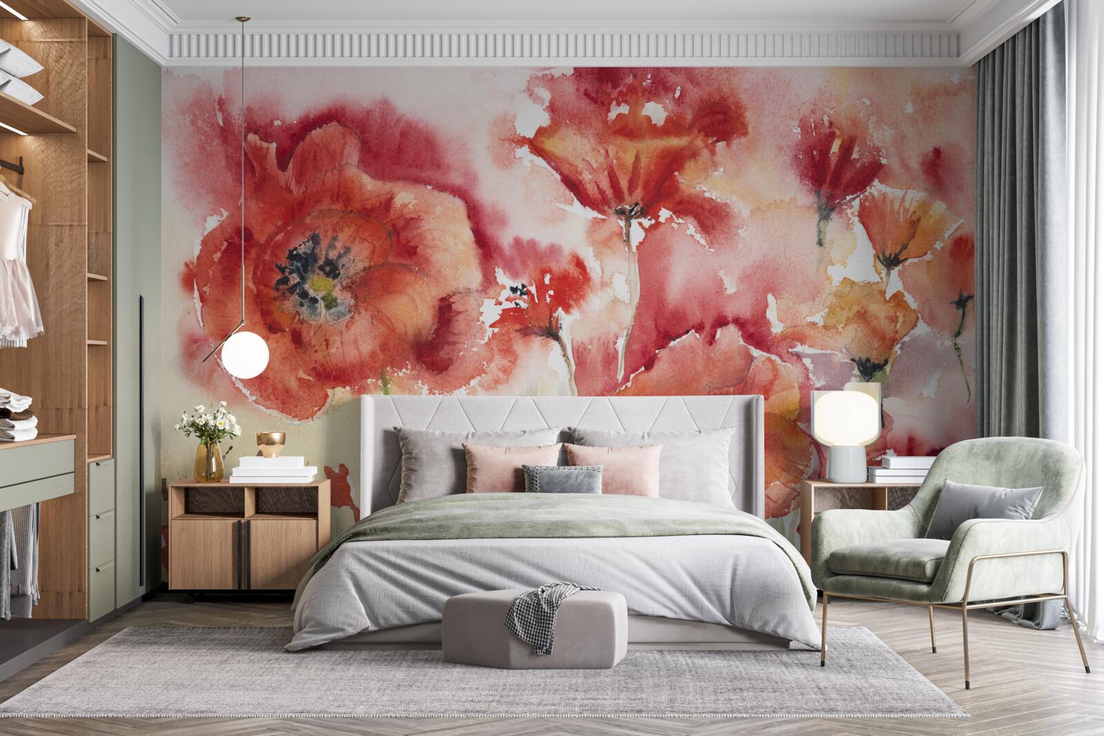 Fototapeta Skvelé červené maky