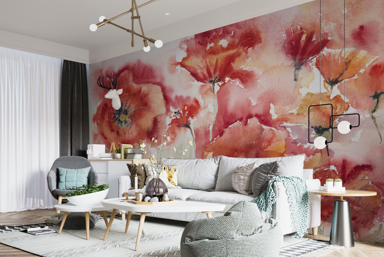 Fototapeta Skvelé červené maky