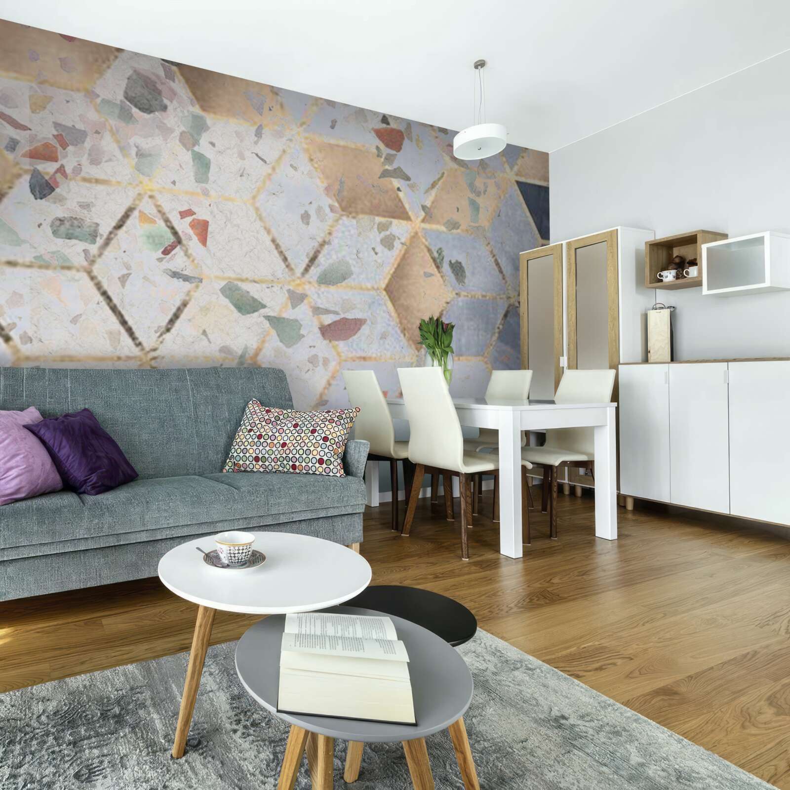 Fototapeta púčiky a klesajúce objemy