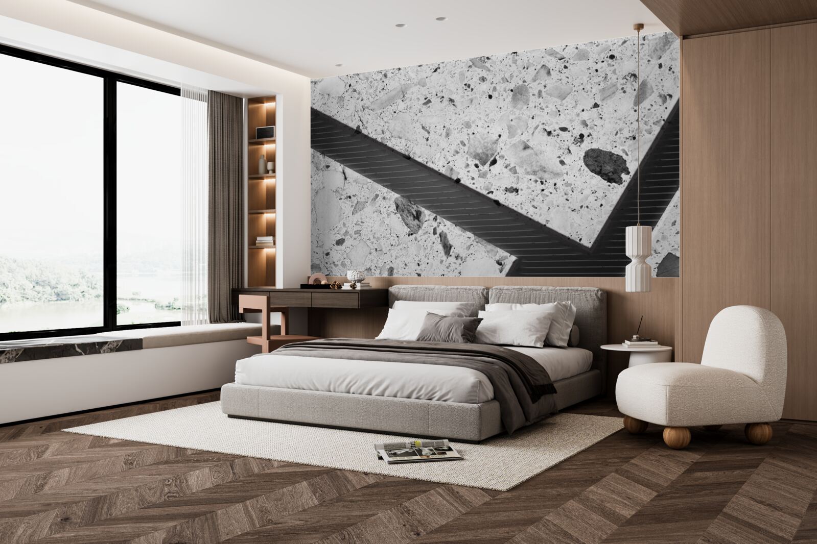 Fototapeta mramorová textúra s čiernymi škvrnami