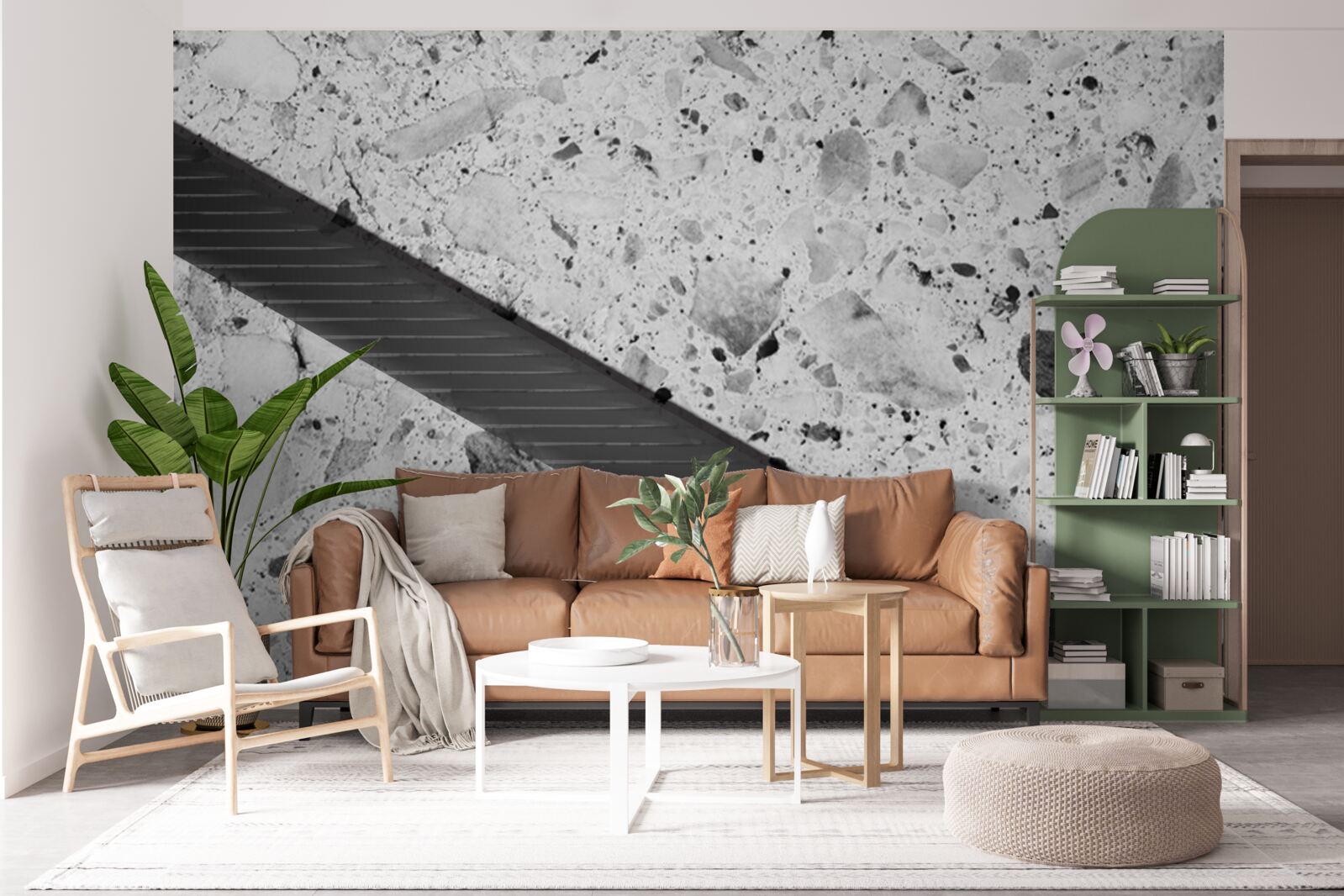 Fototapeta mramorová textúra s čiernymi škvrnami