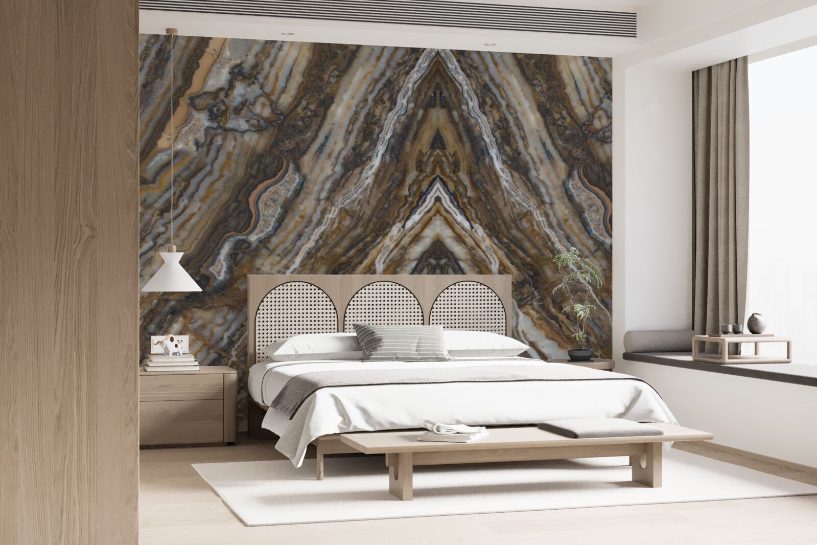 Fototapeta starý strom na mramorovom pozadí