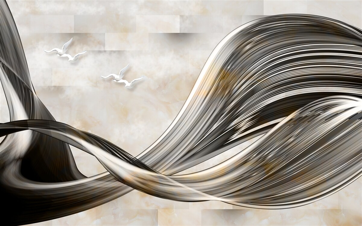 Fototapeta línie sú hladké a abstraktné