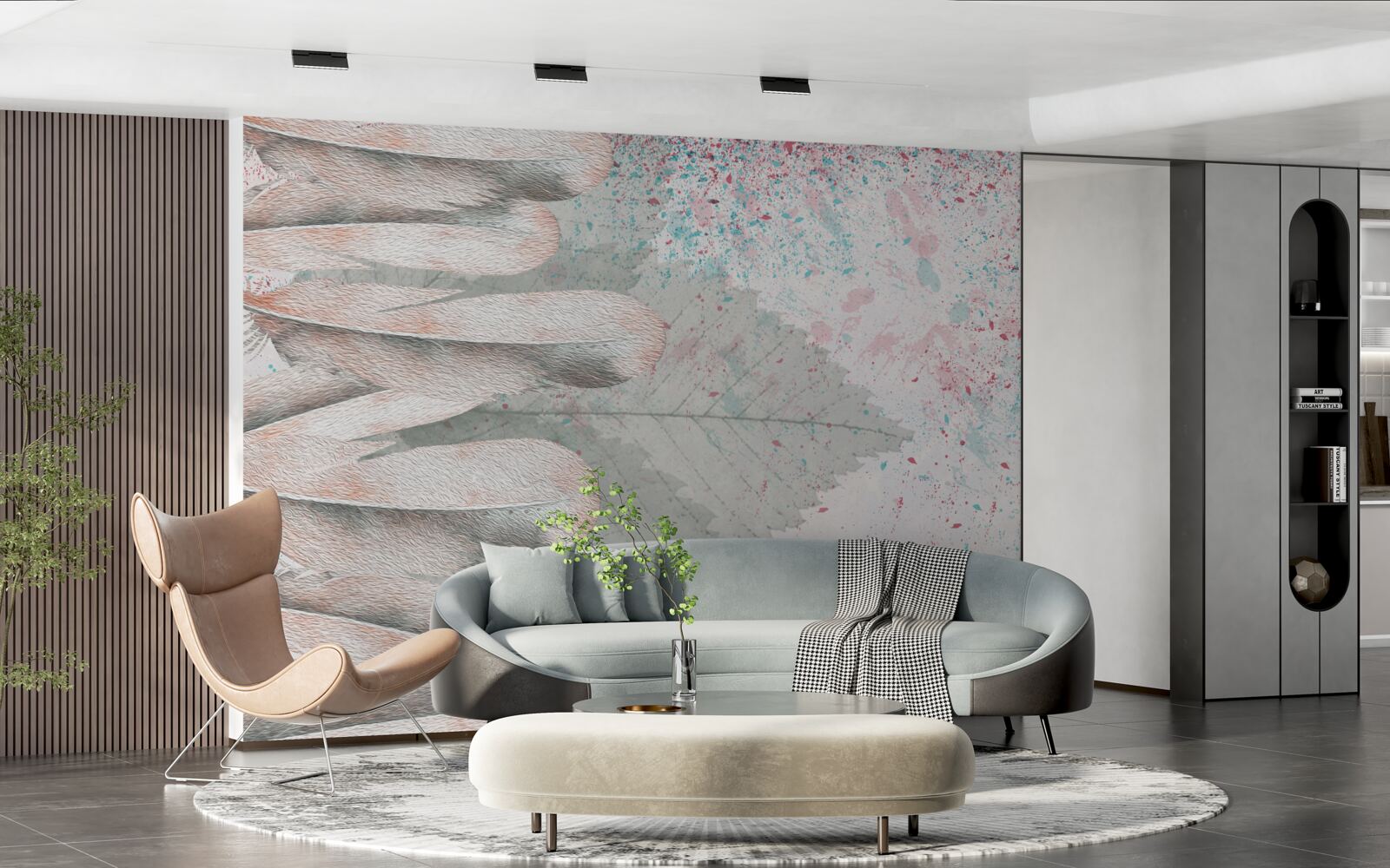 Fototapeta smrekovcové perie a listy