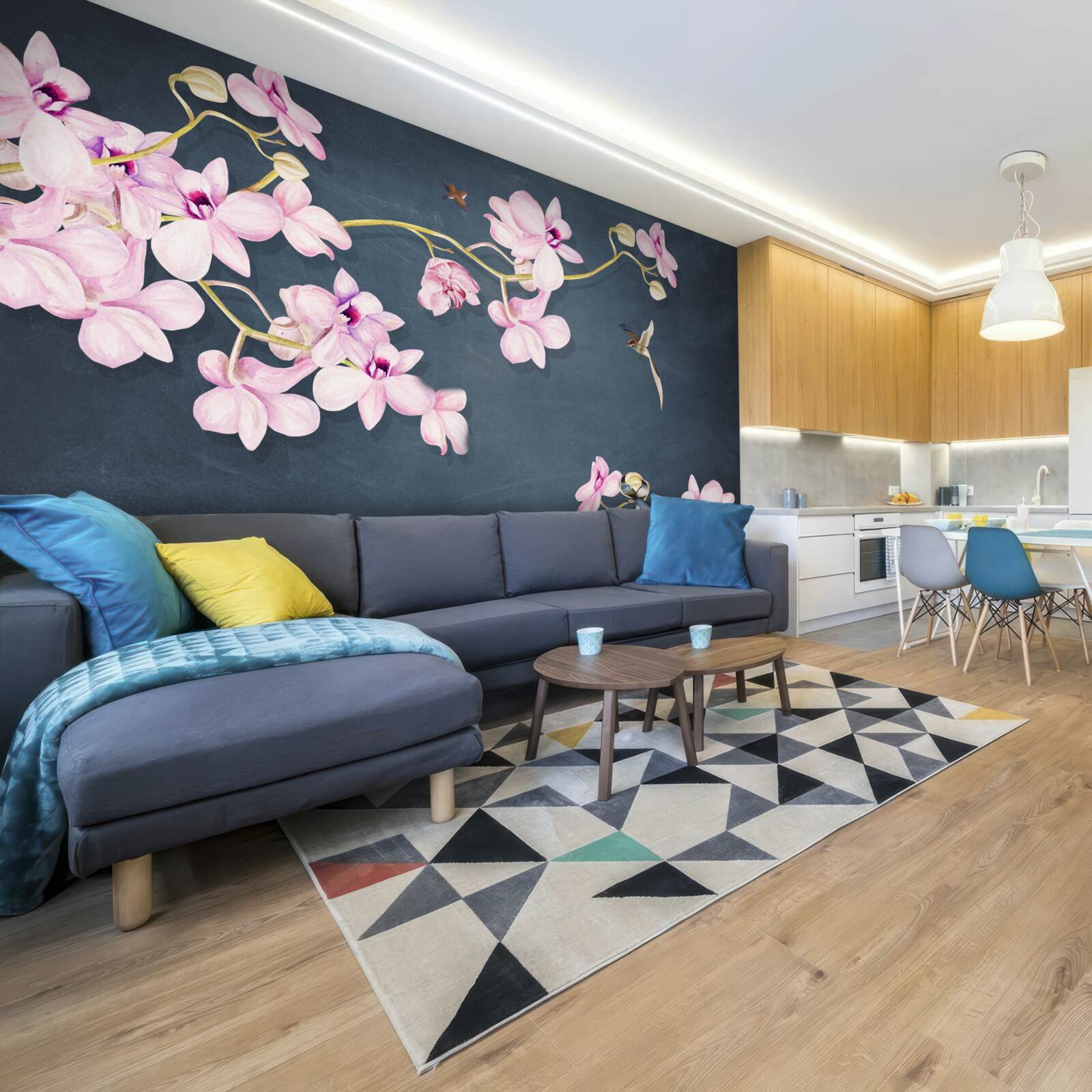 Fototapeta orchidey v jemnom fialovom odtieni