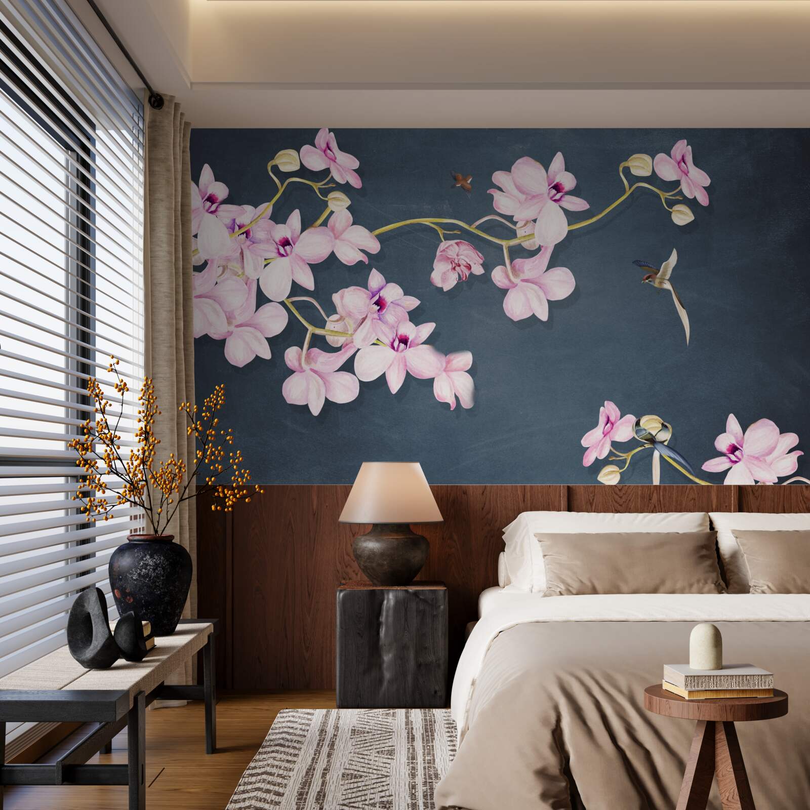 Fototapeta orchidey v jemnom fialovom odtieni