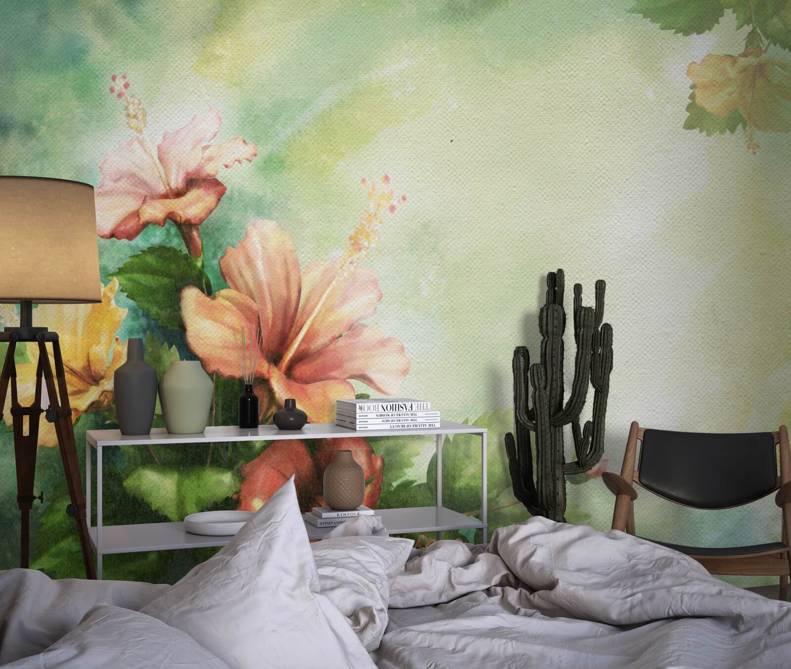 Fototapeta krásne akvarelové rastliny