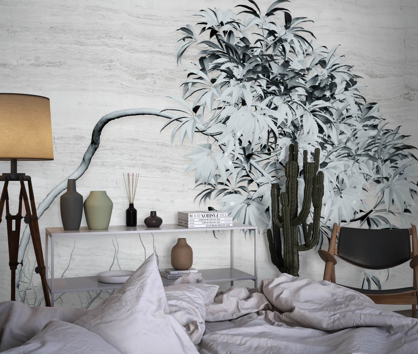 Fototapeta strom stojaci sám vo vetre