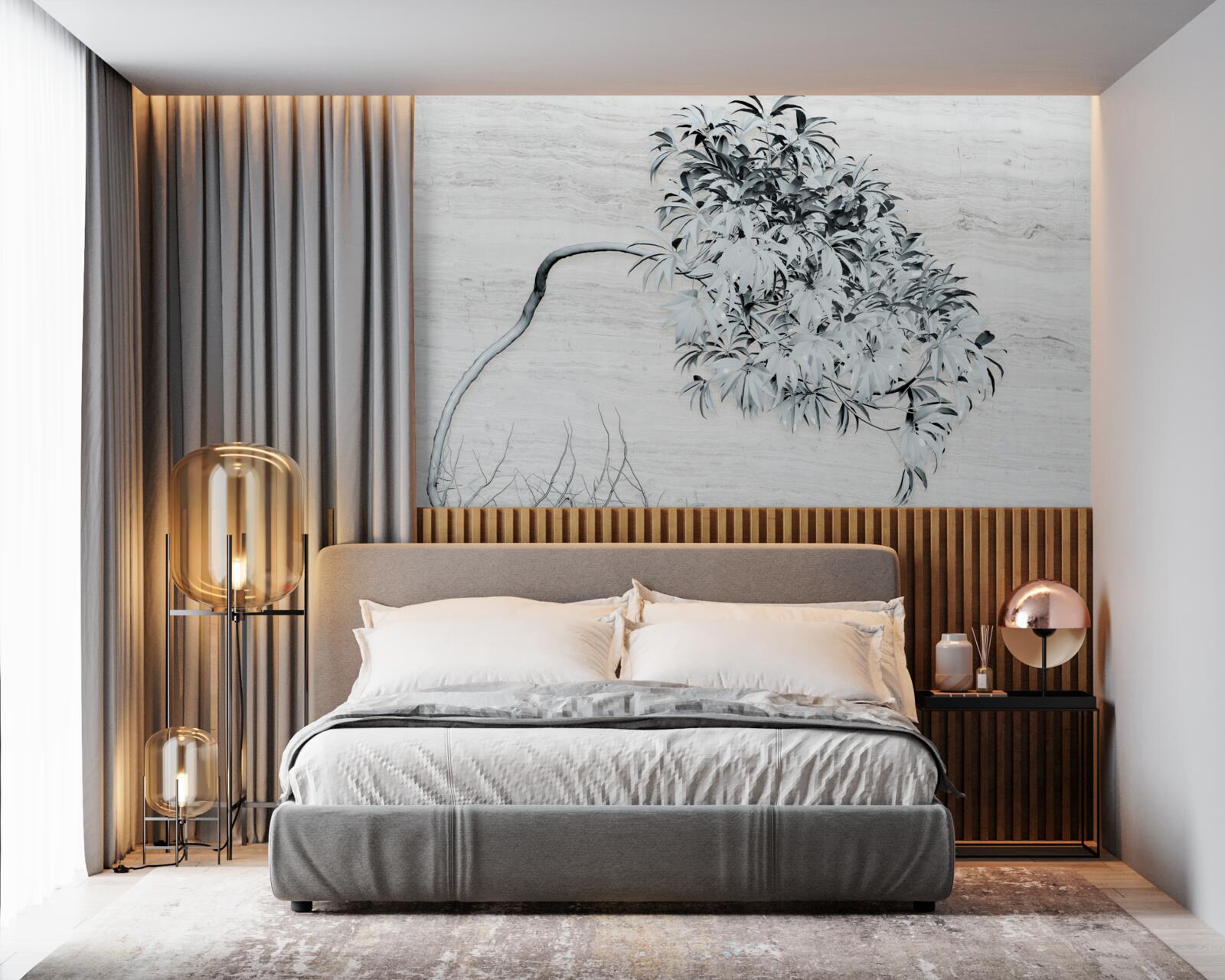 Fototapeta strom stojaci sám vo vetre