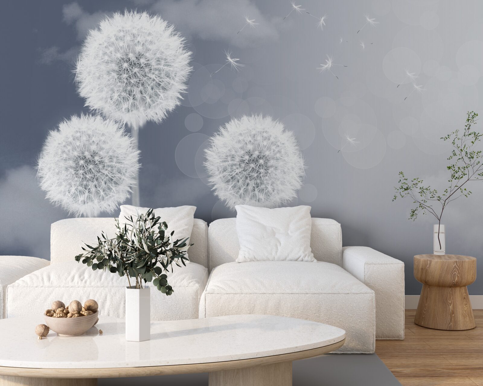 Fototapeta púpava plávajúca vo vzduchu