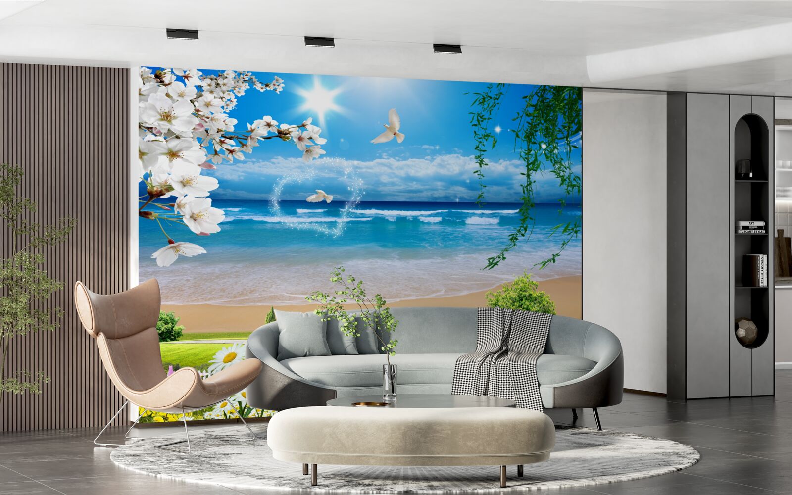 Fototapeta oceánske pastviny v zelenej farbe