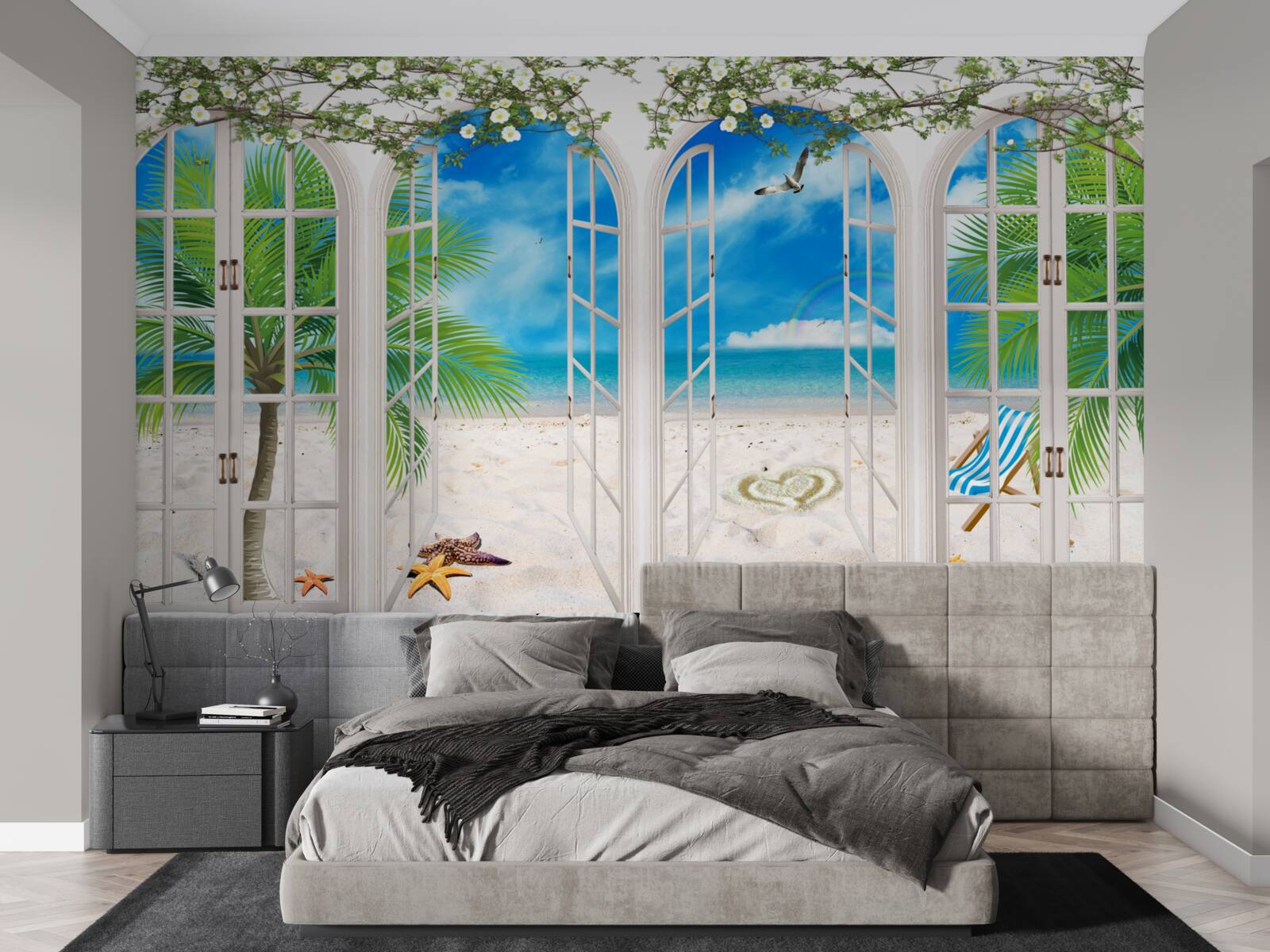 Fototapeta balkón na pláži