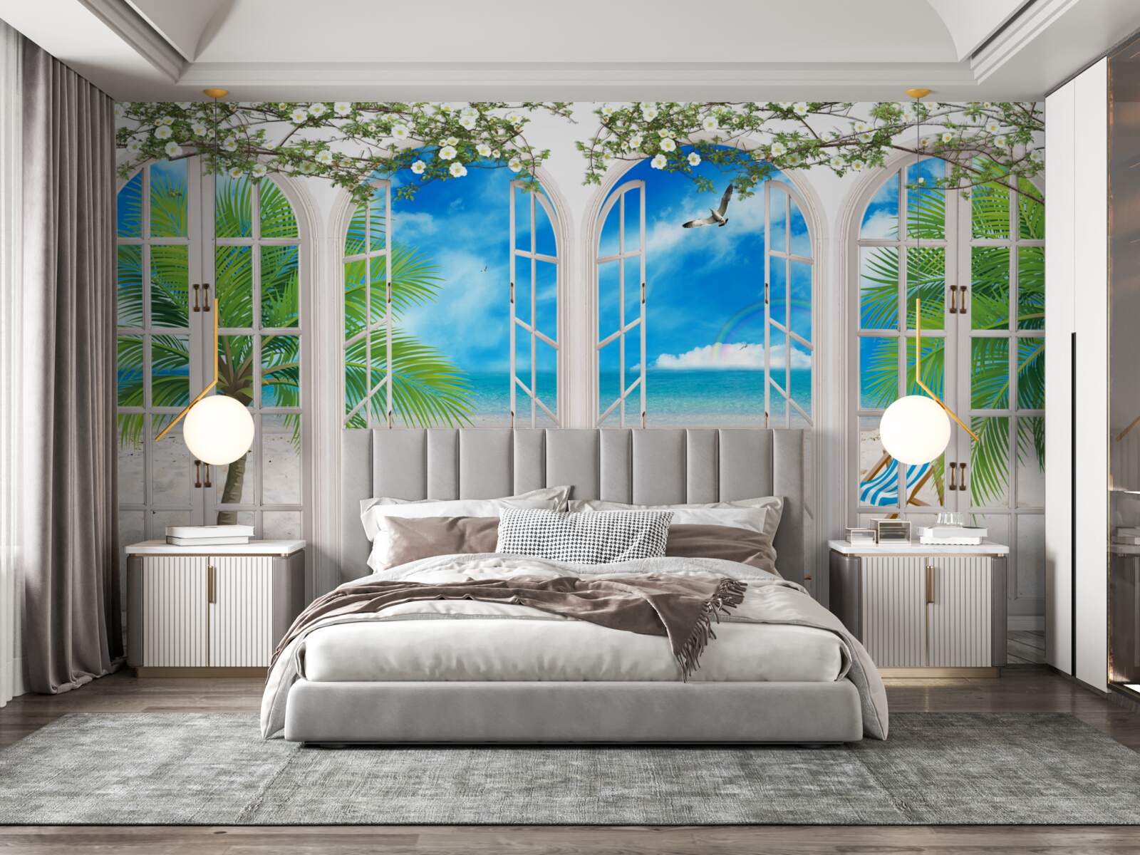 Fototapeta balkón na pláži