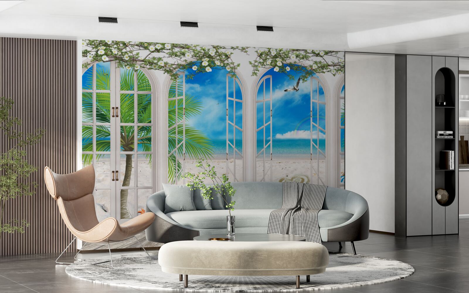 Fototapeta balkón na pláži