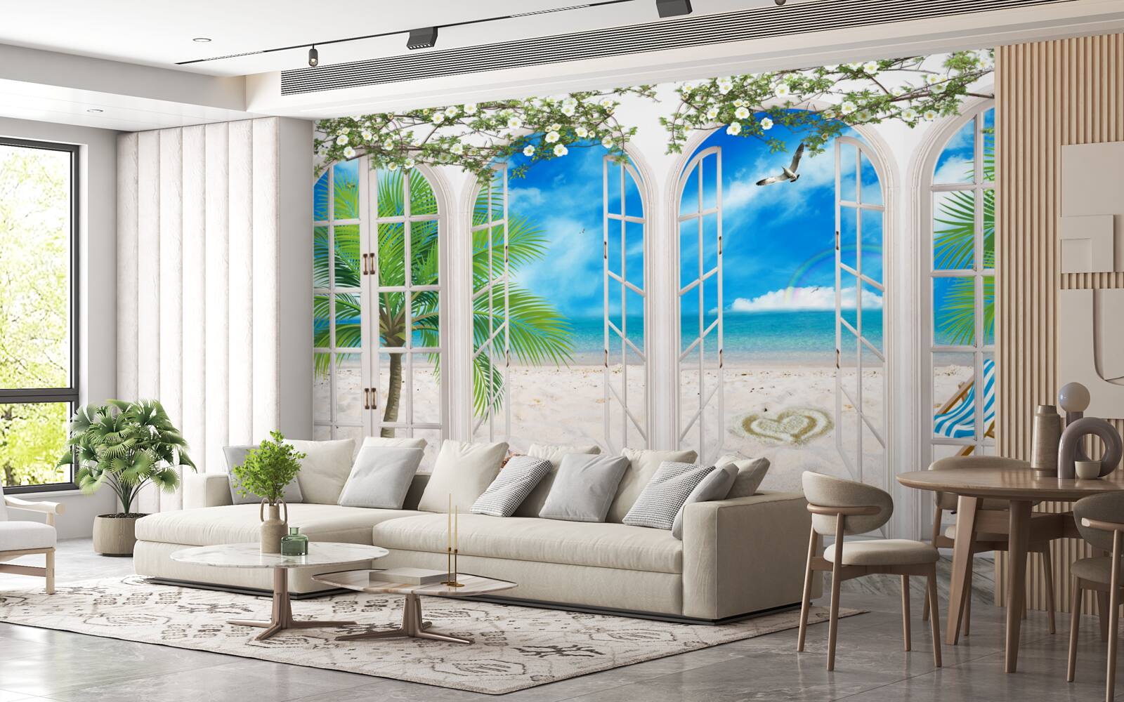 Fototapeta balkón na pláži