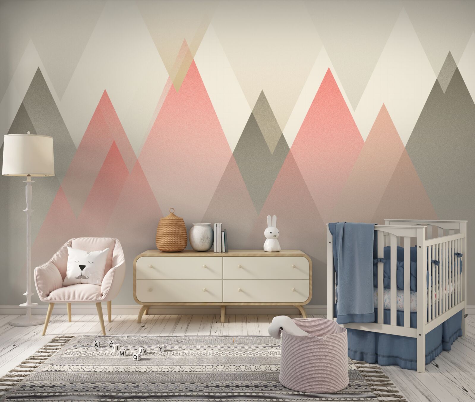 Fototapeta hmlistý les na jeseň