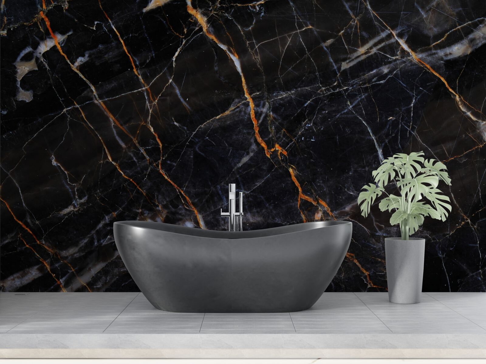 Fototapeta nádherný čierny mramor s prísadami