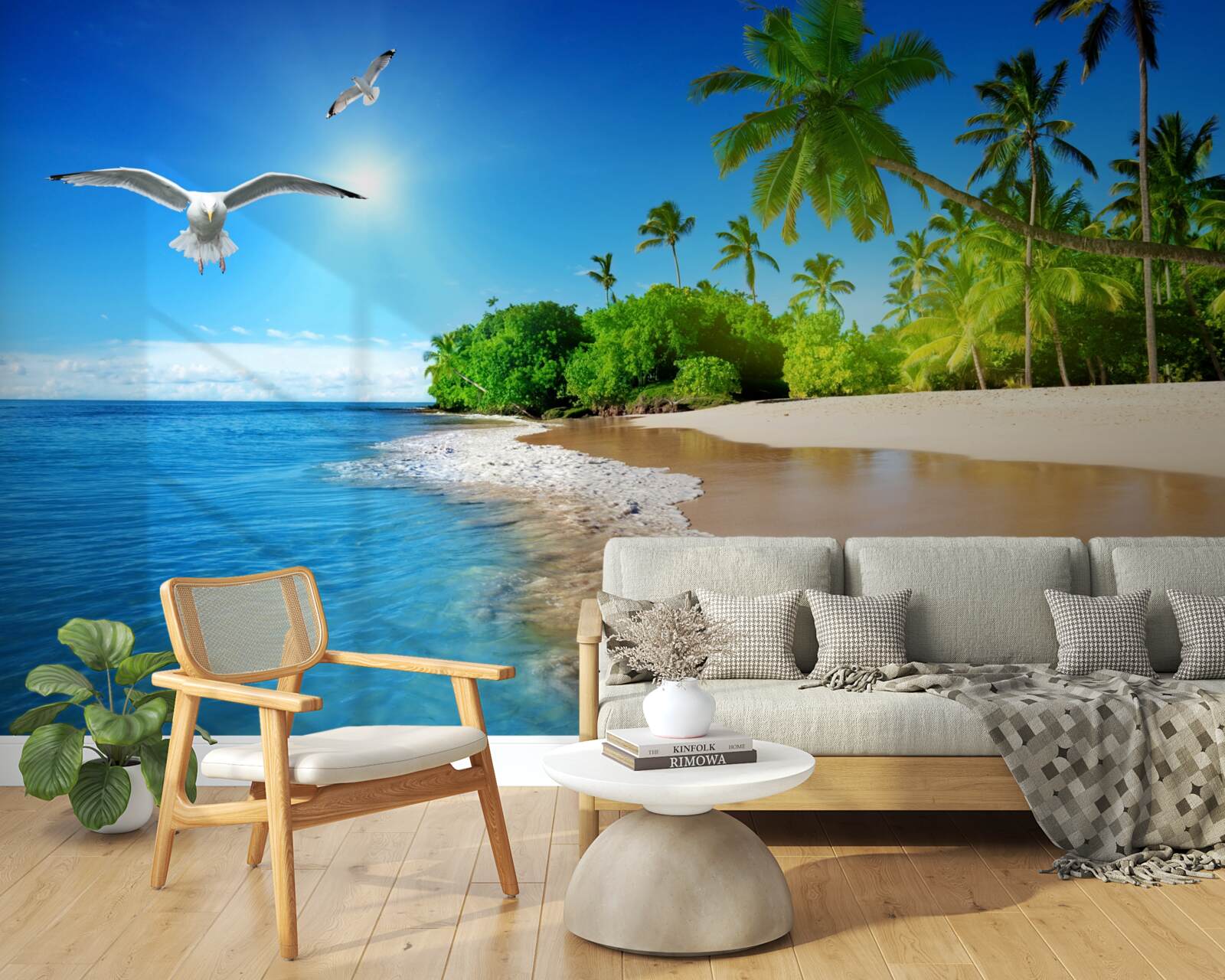 Fototapeta idylické miesto pri oceáne