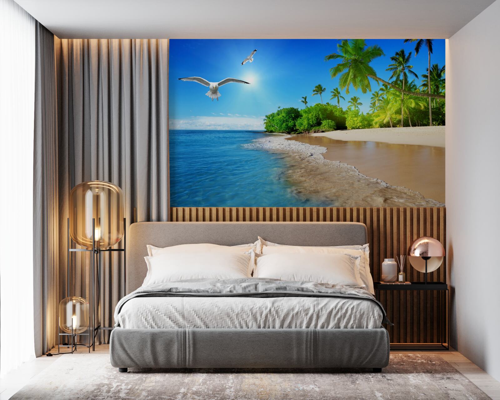 Fototapeta idylické miesto pri oceáne