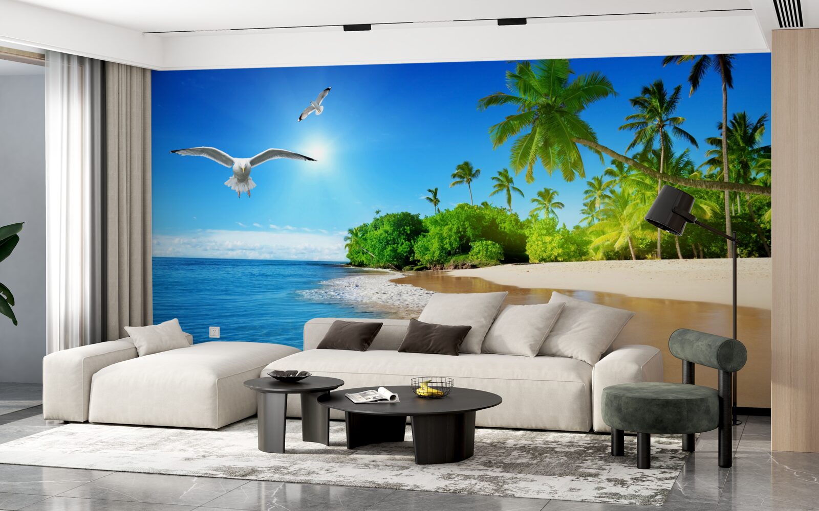 Fototapeta idylické miesto pri oceáne