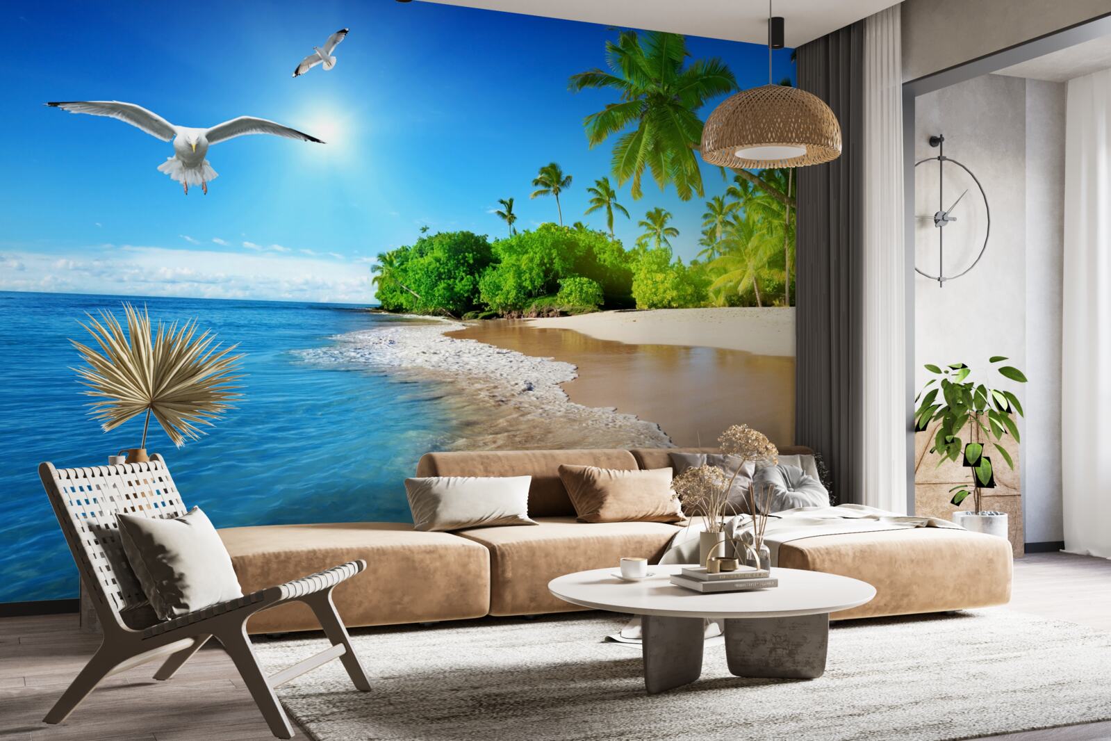 Fototapeta idylické miesto pri oceáne