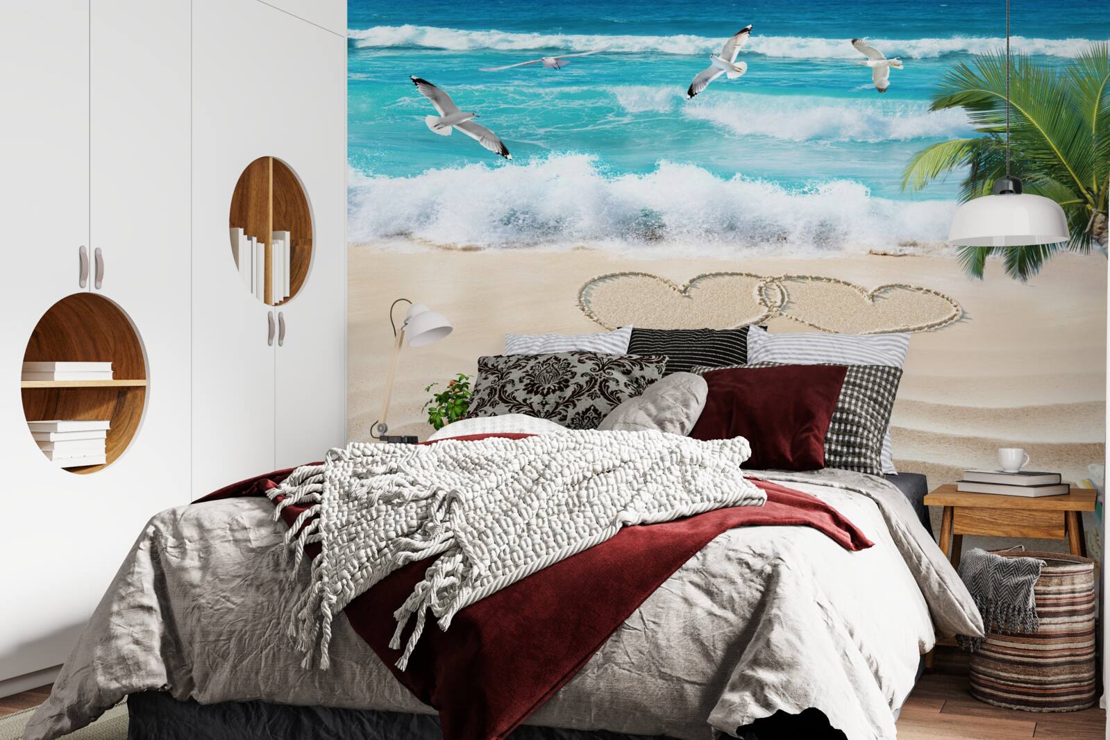 Fototapeta palmy a pláž v trópoch