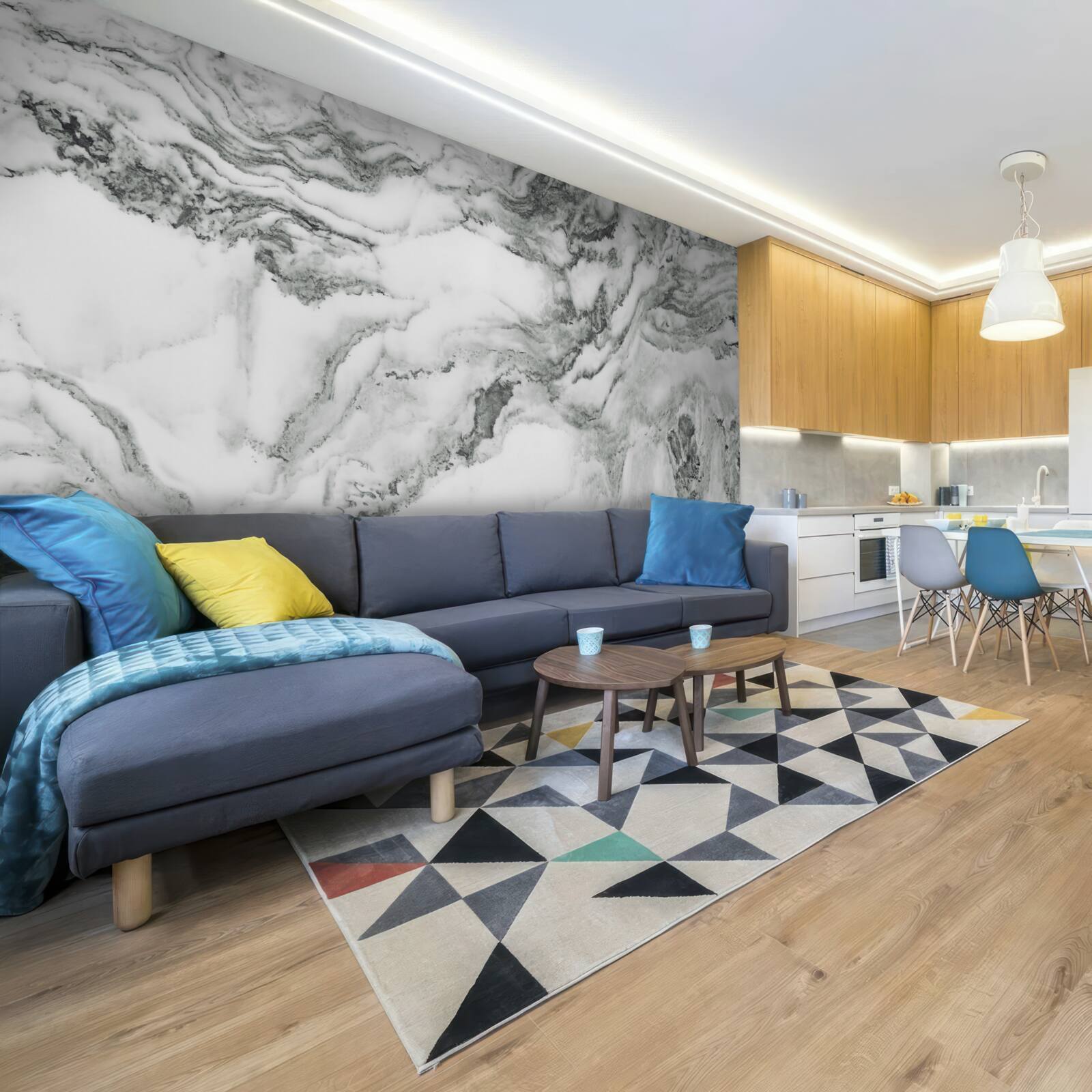 Fototapeta tradičný mramor v čiernej a bielej farbe