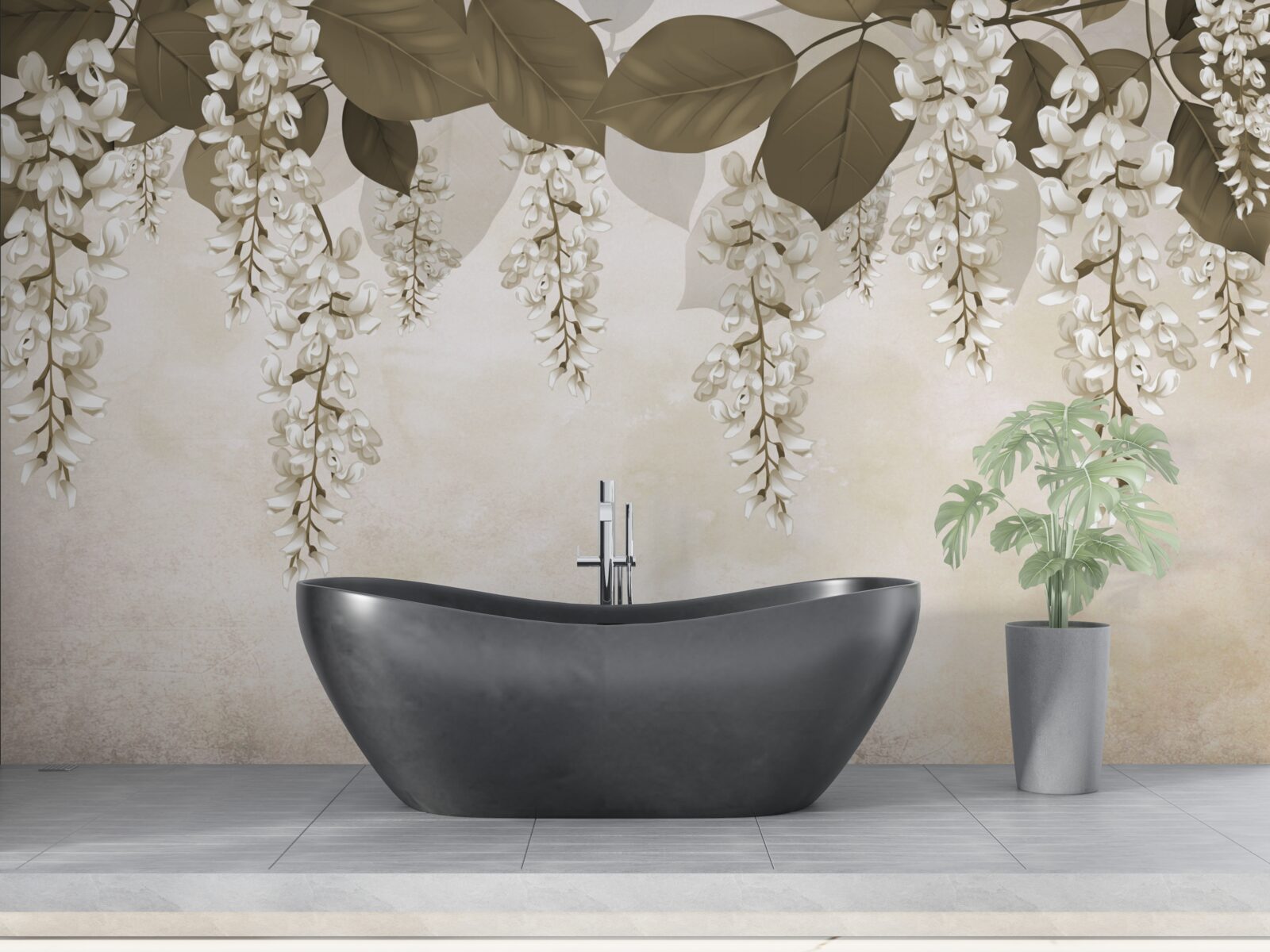 Fototapeta akácia s bielymi kvetmi