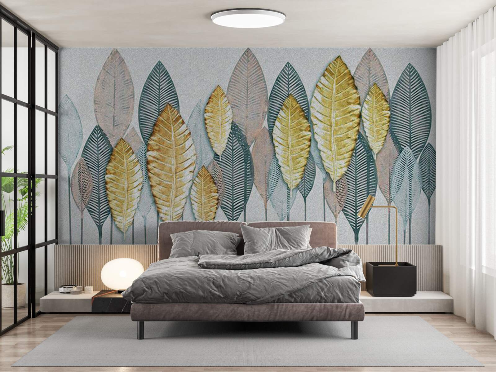 Fototapeta neskutočný jesenný les