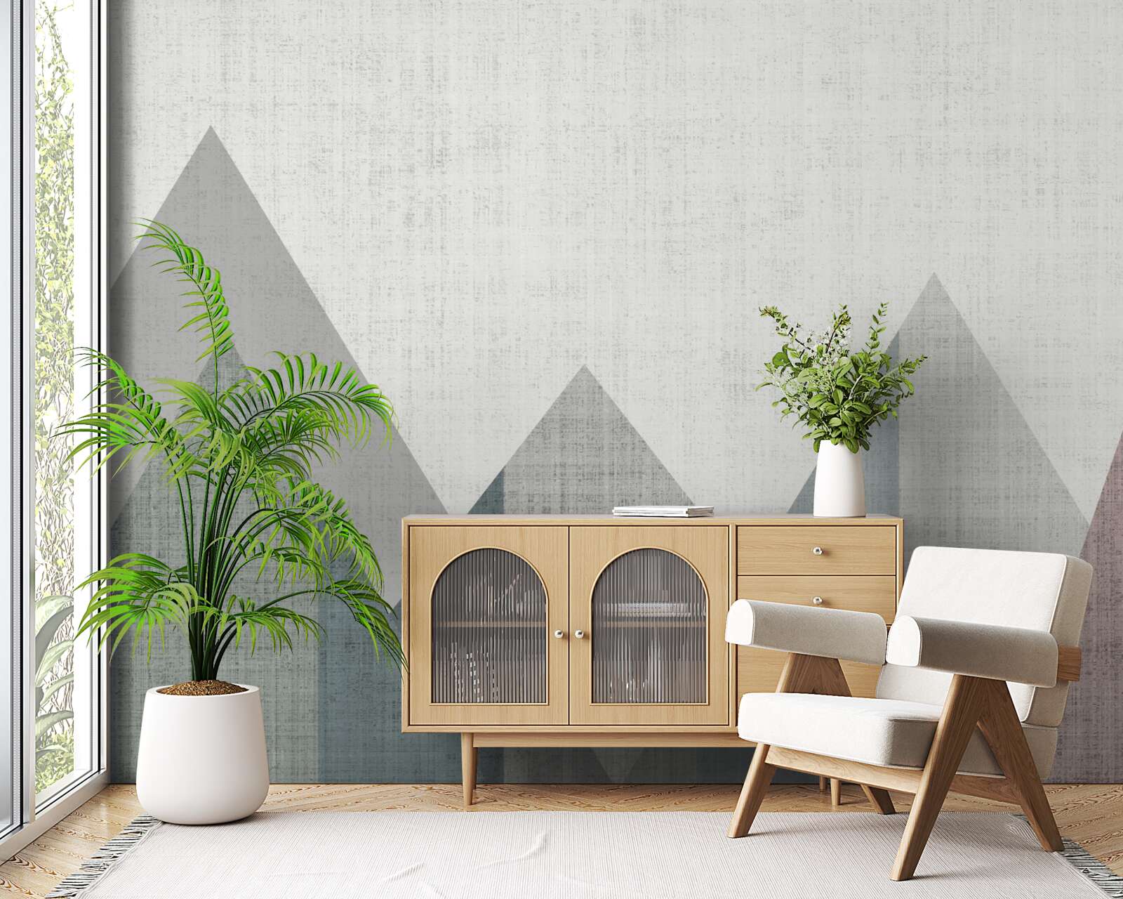 Fototapeta vrcholy a vrcholy sú ponorené do chladu