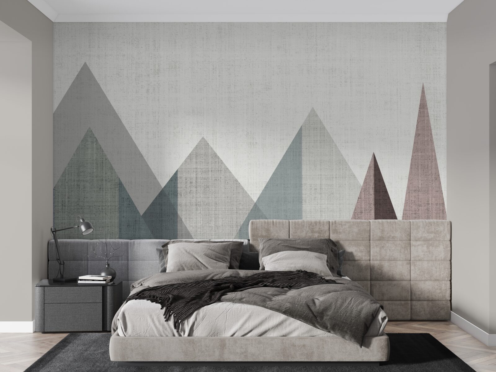 Fototapeta vrcholy a vrcholy sú ponorené do chladu