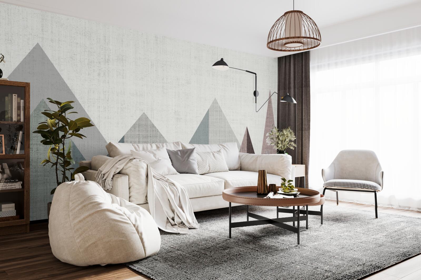 Fototapeta vrcholy a vrcholy sú ponorené do chladu