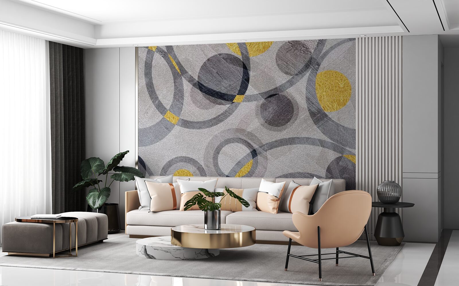 Fototapeta kruhy a kruhové krivky